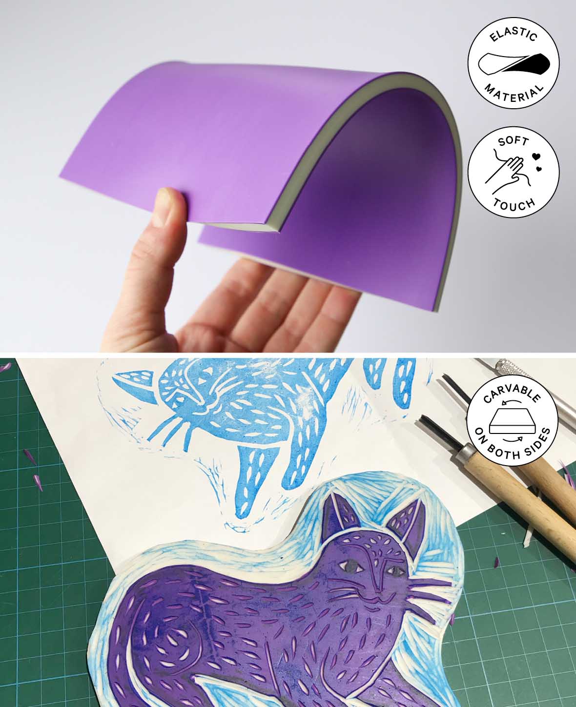 DIY stamp, rectangular plate, 1 pc.