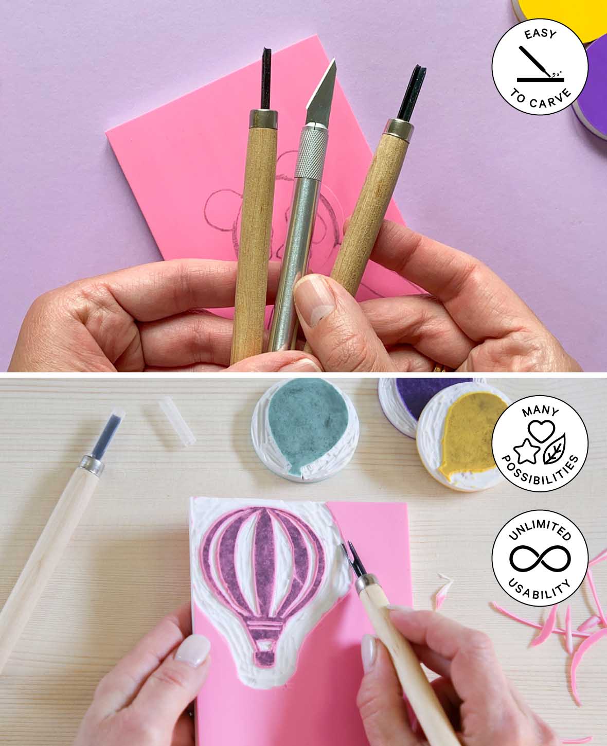 DIY stamp, rectangular plate, 1 pc.