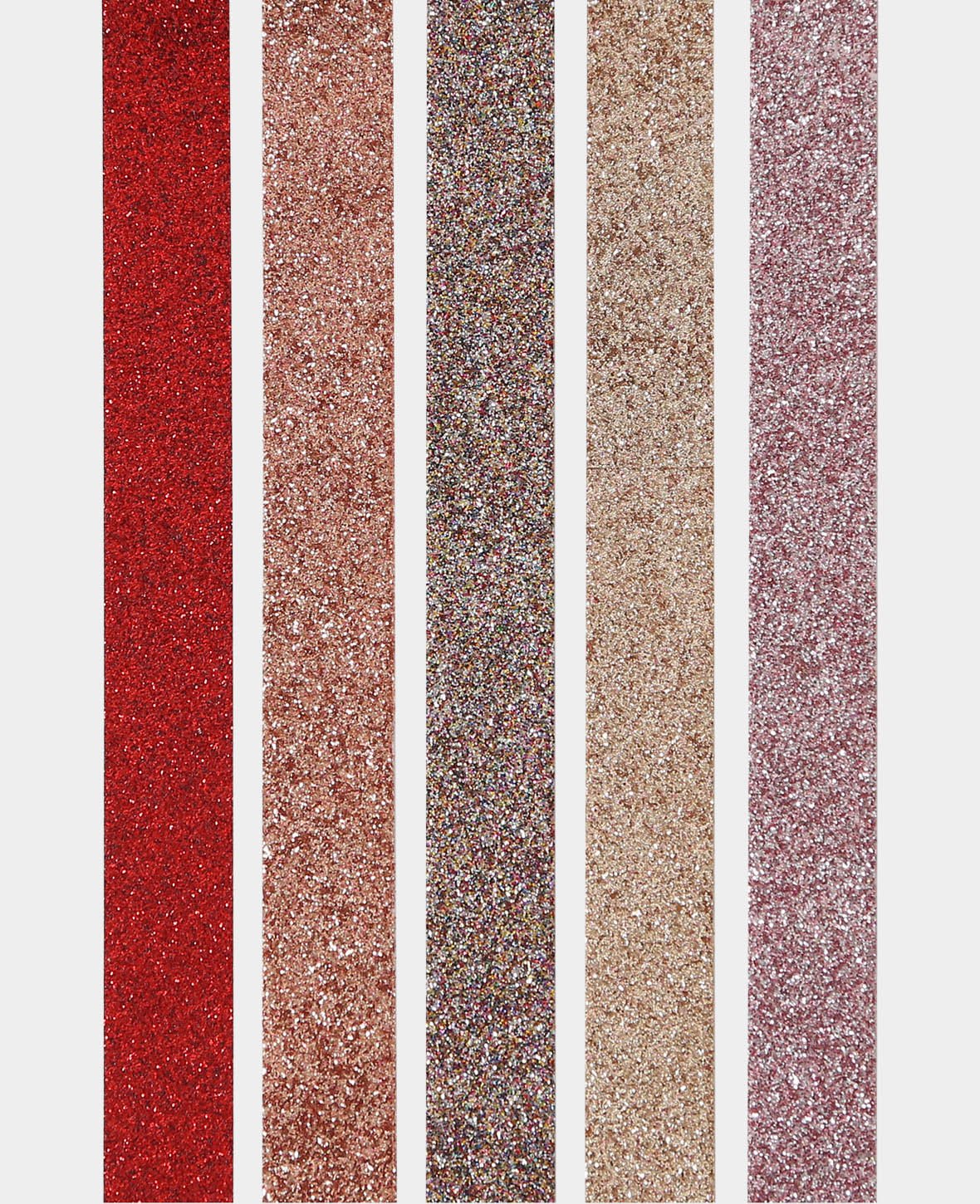 Washi Tape Set Glitter, 5 Stk., Masking Tape