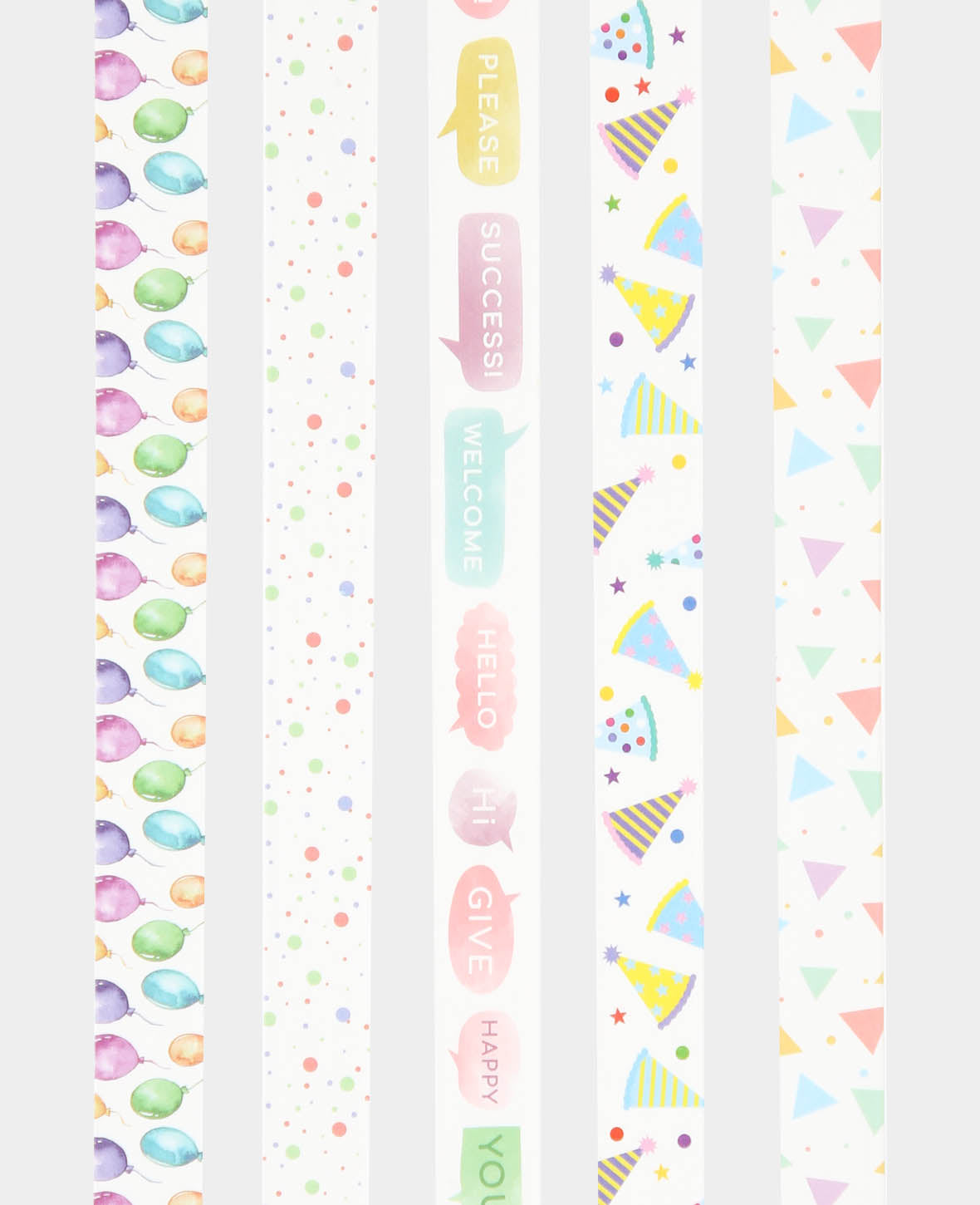 Washi Tape Set 14, 5 Stk., Masking Tape