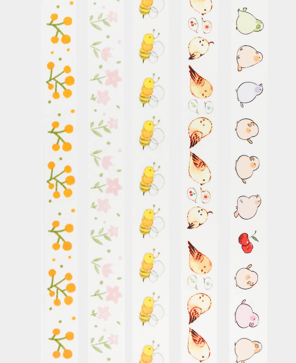 Washi Tape Set Spring, 5 Stk., Masking Tape