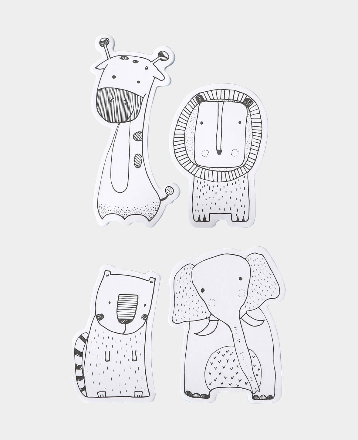 Sticky notes, Zoo, 4x20 sheets