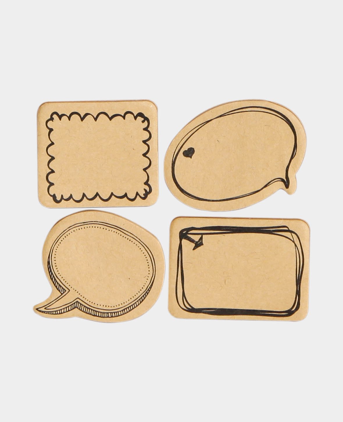 Speech Bubble Sticky Notes, 30 x 38 mm, 80 pcs.