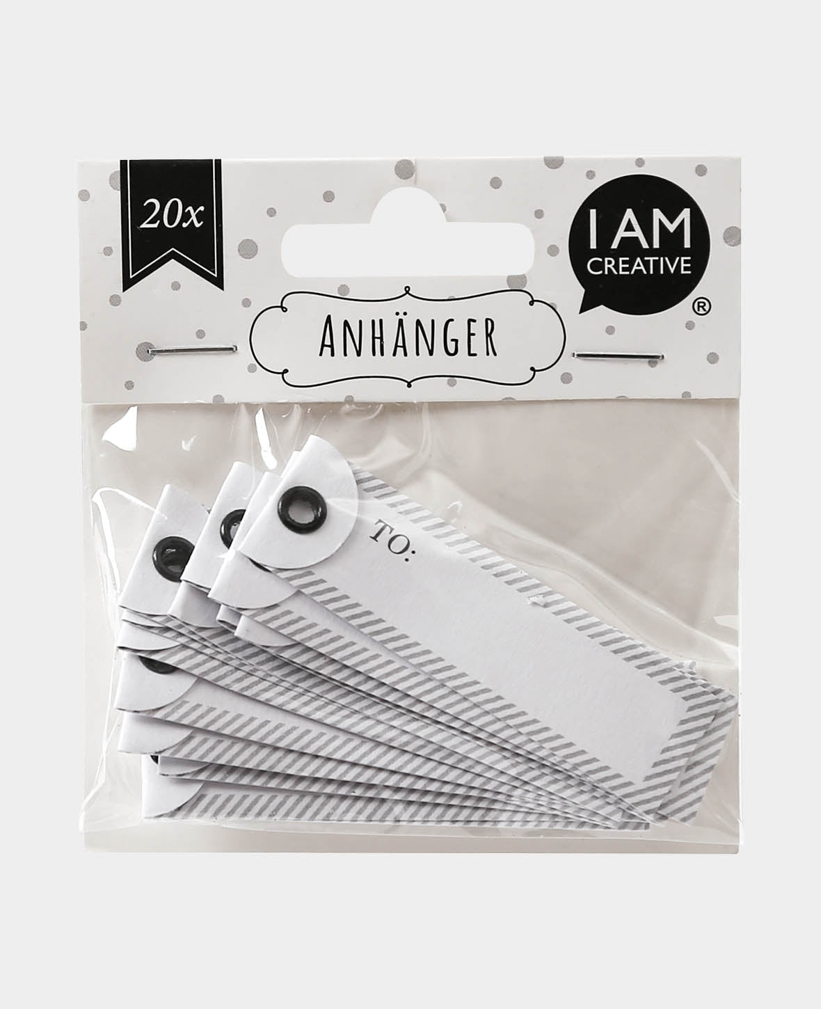 Étiquettes nominatives, blanches, 20 pièces