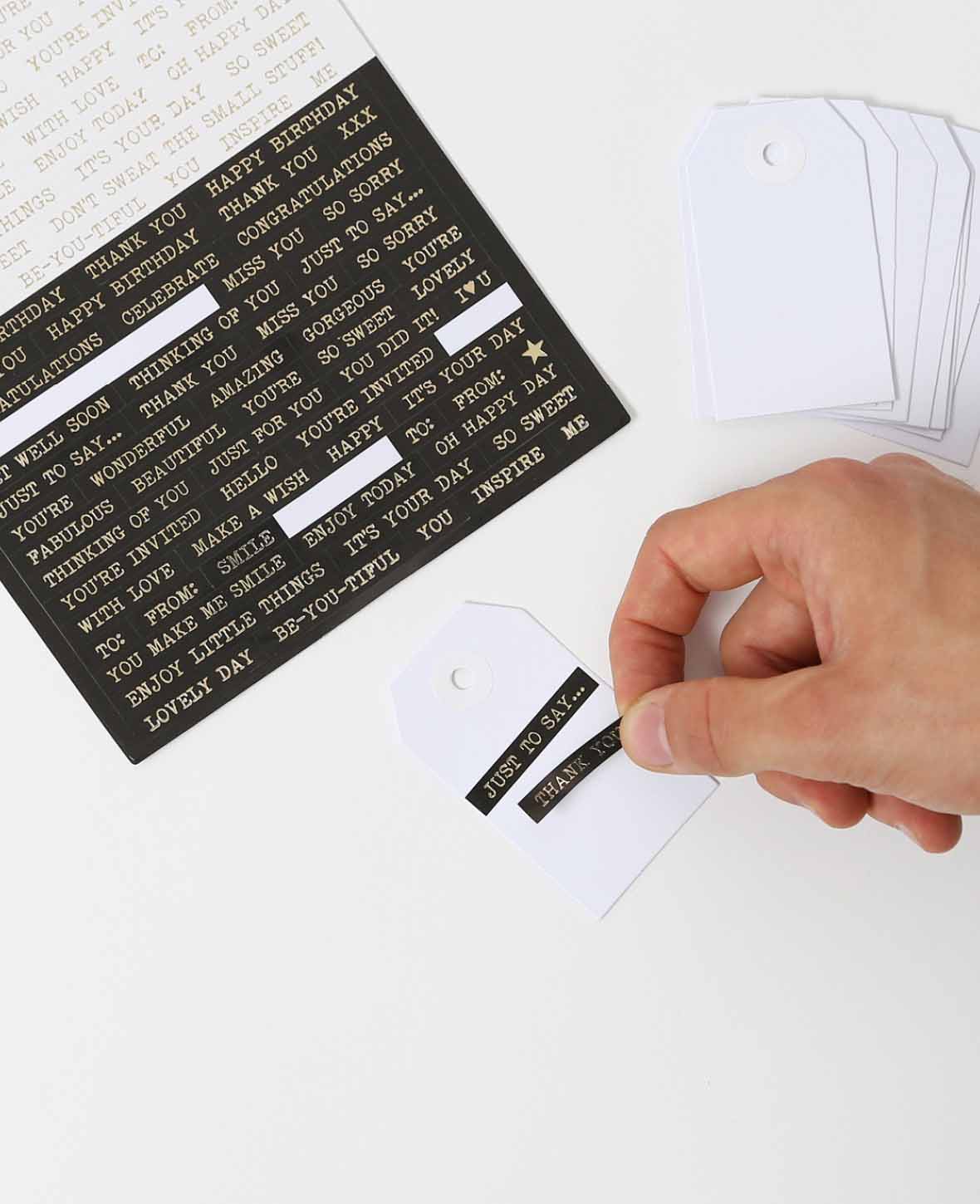 Stickerbook citations I, multicolore, 15 x 24 cm