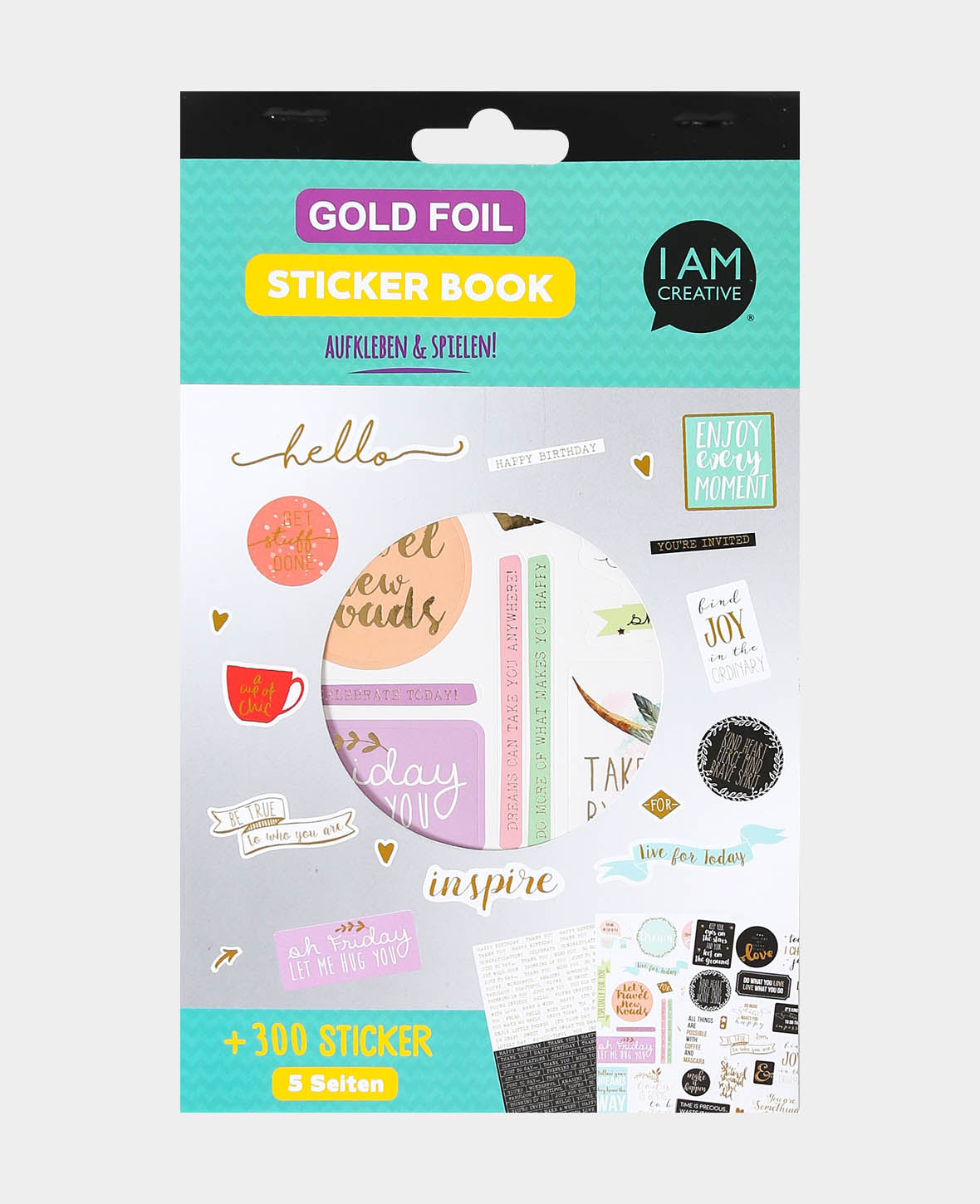 Stickerbook citations I, multicolore, 15 x 24 cm