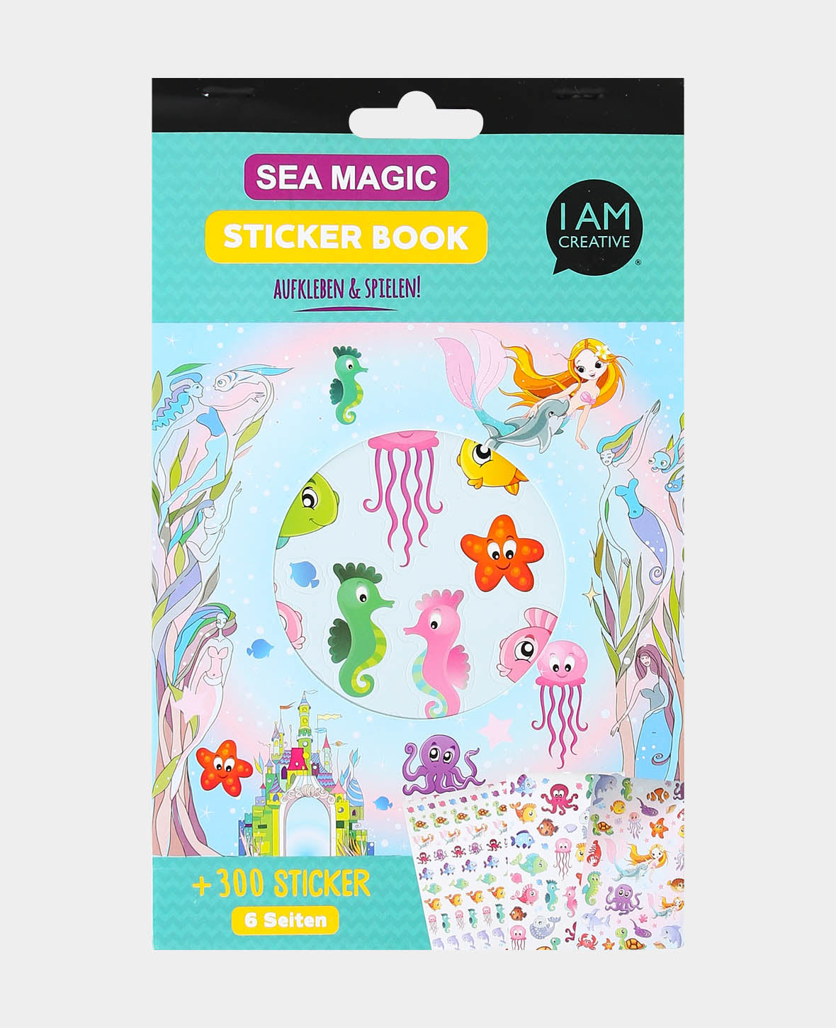 Stickerbook Sea Magic, multicolore, 15 x 24 cm