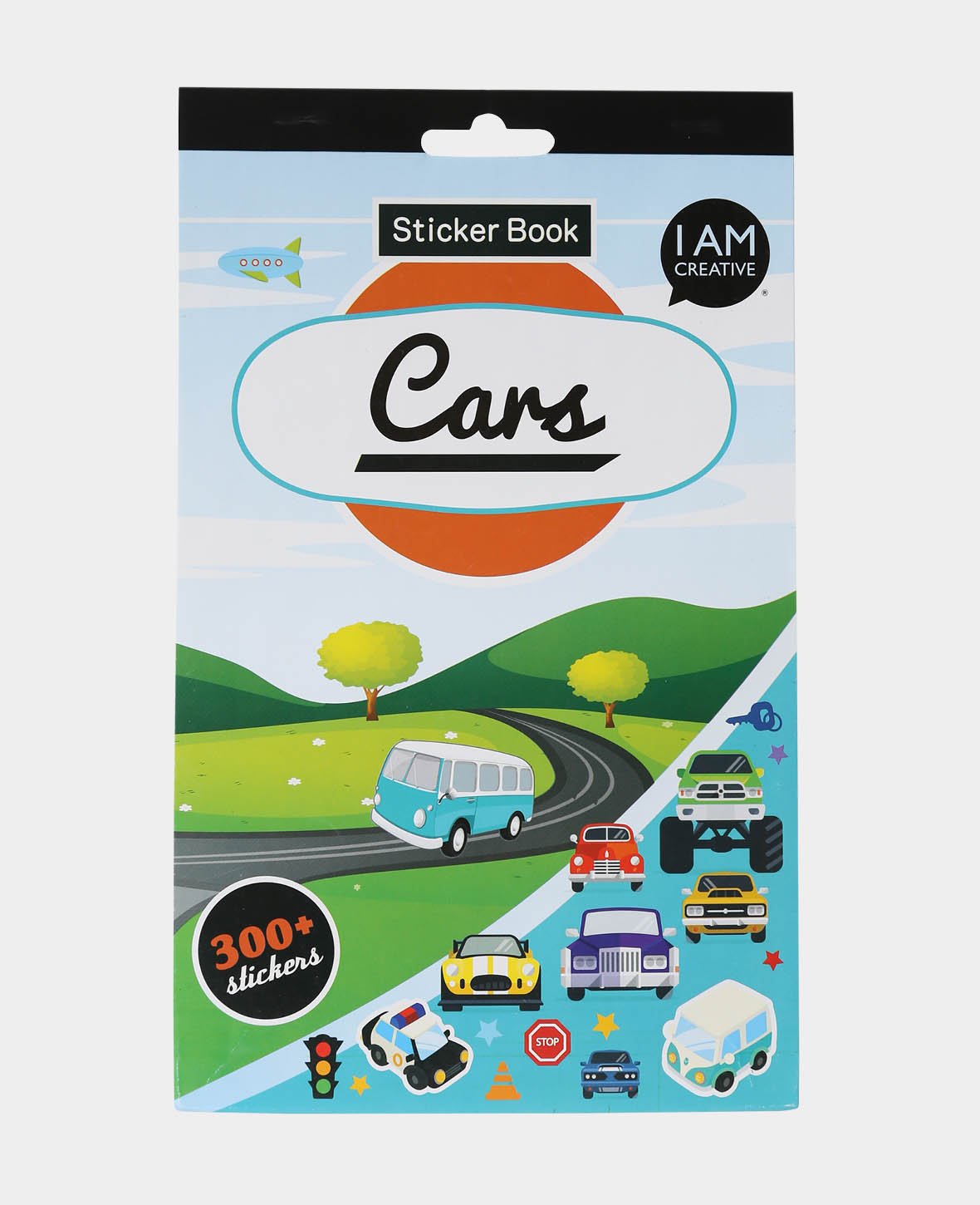 Stickerbook Cars, Bunt, 15 x 24 cm