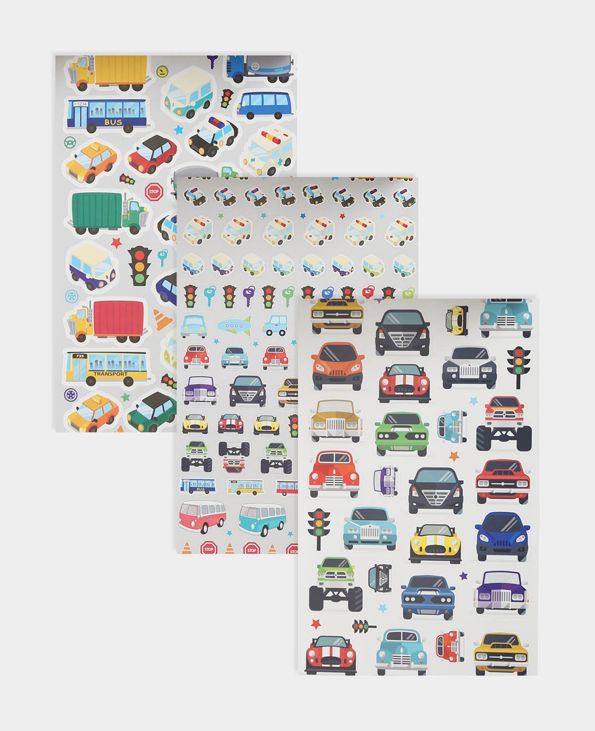 Stickerbook Cars, Bunt, 15 x 24 cm