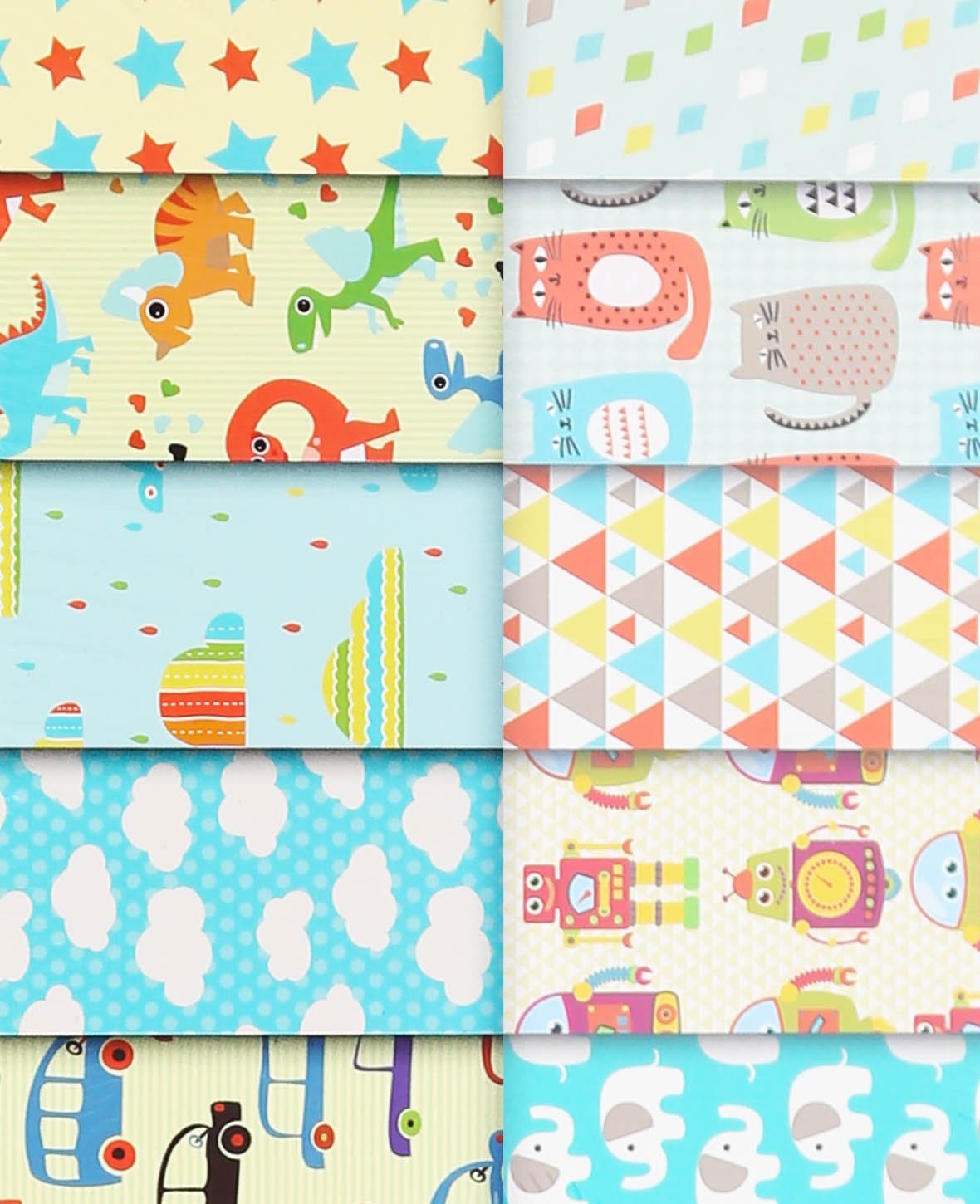 Design Papier Set III, Papierblock, 15.2 x 15.2 cm, 120 g/m², 50 Blätter