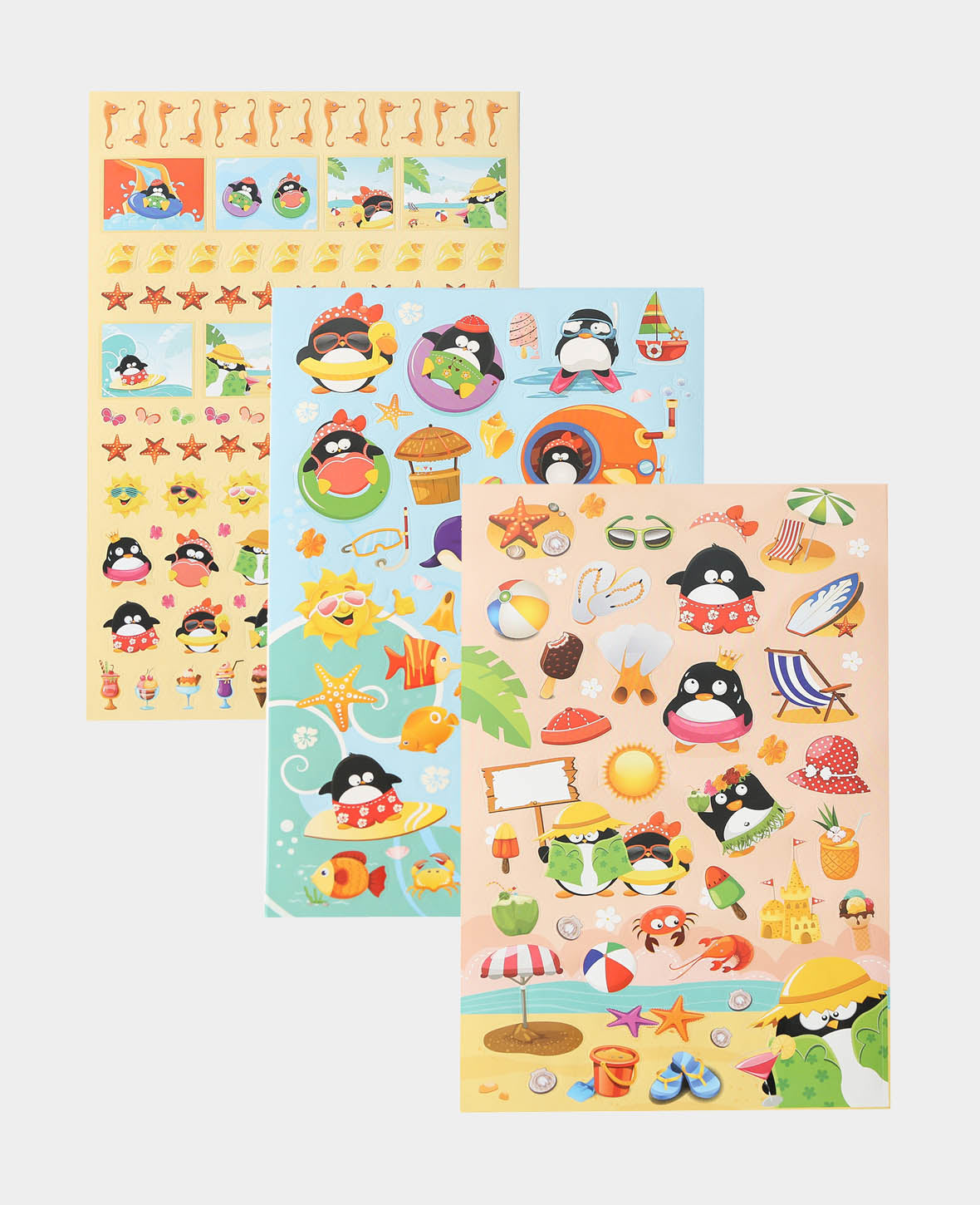 Stickerbook Pinguin, Bunt, 15 x 24 cm