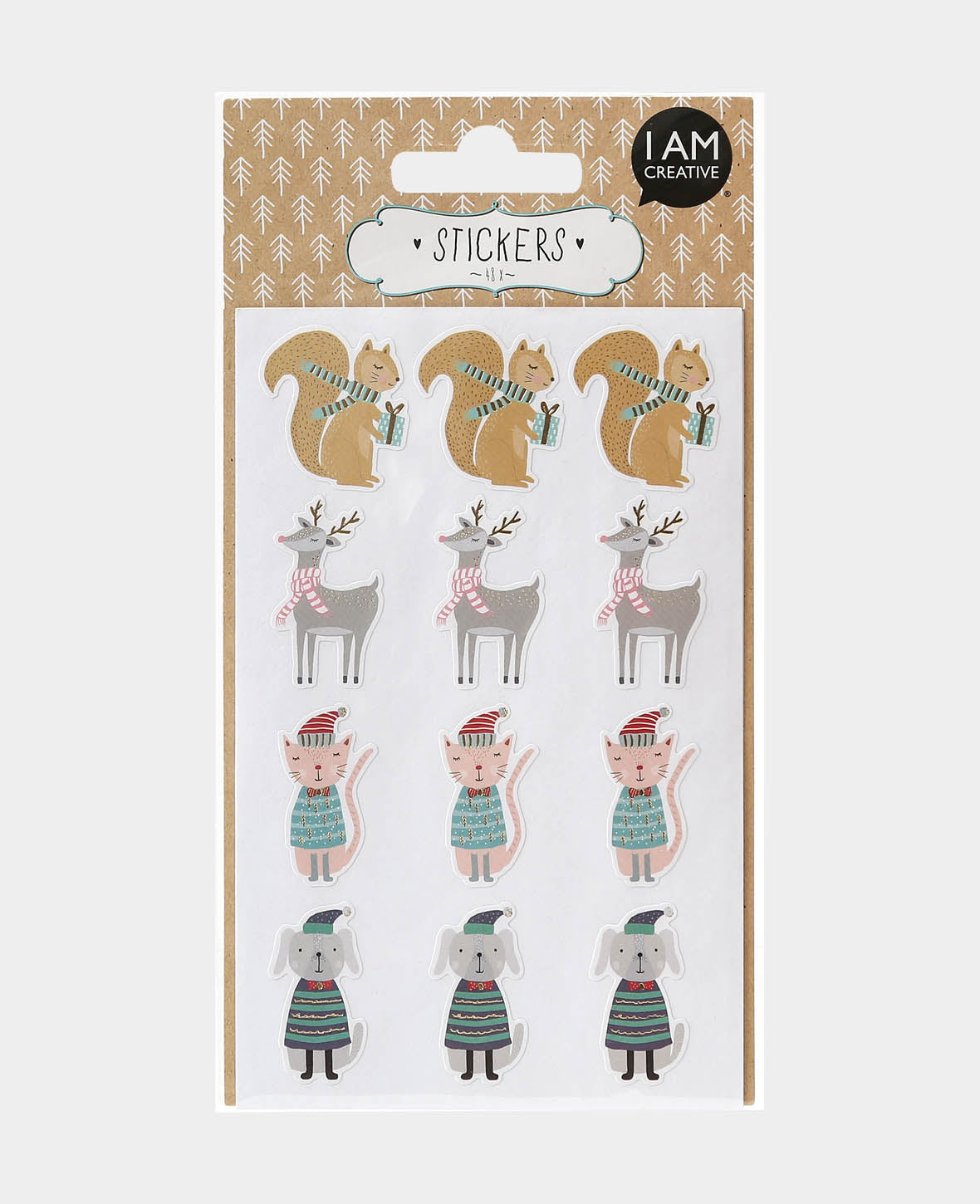 Sticker Set X-Mas I, 4 sheets