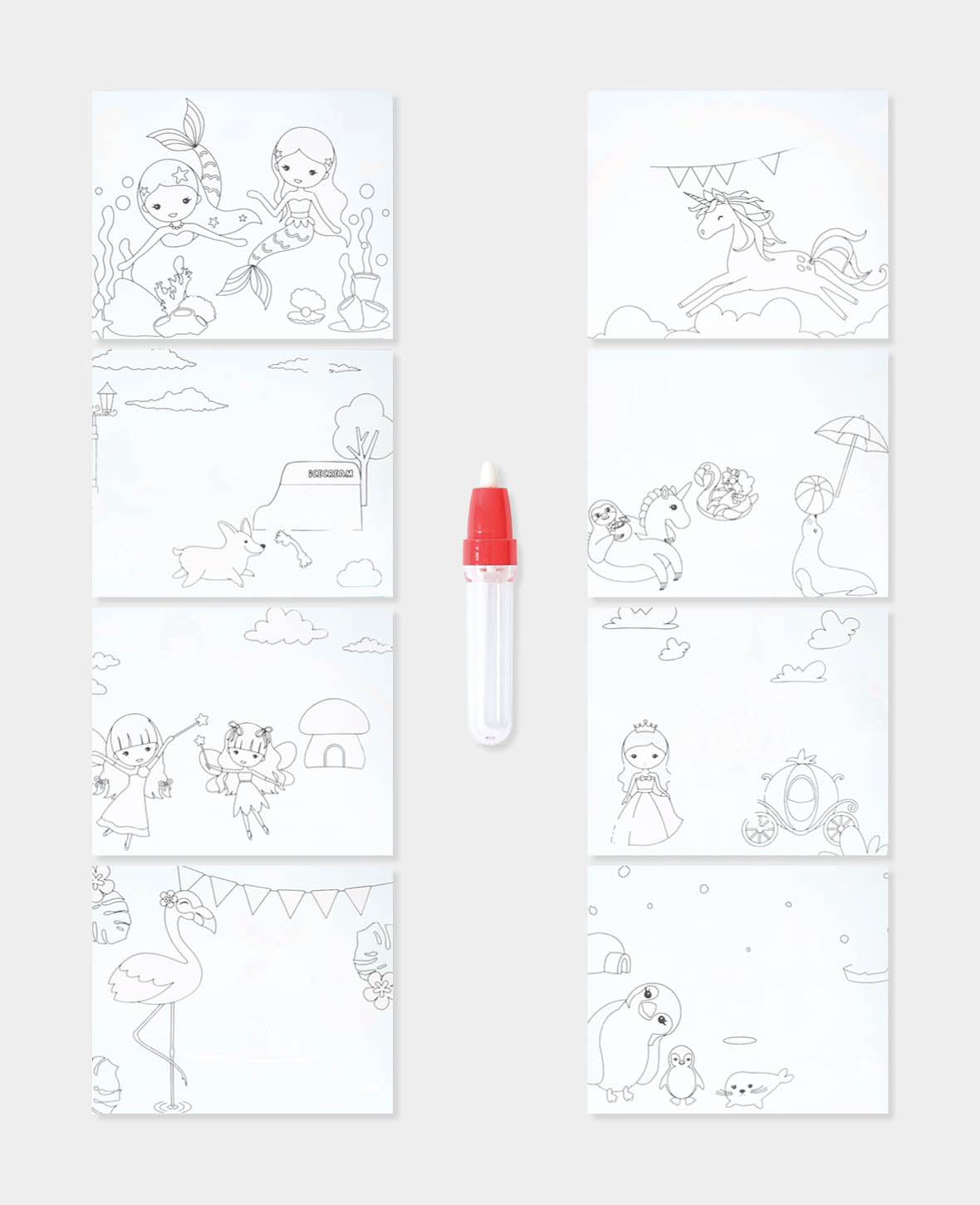 Kit d'activités, Peinture magique