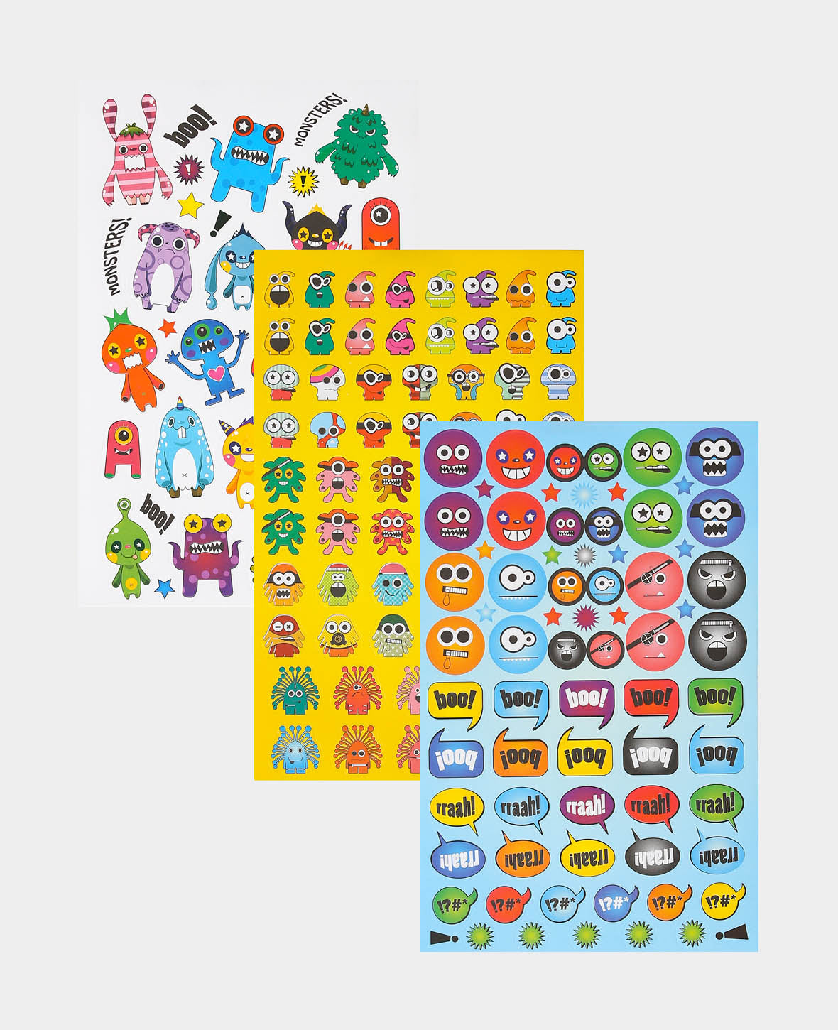 Stickerbook Crazy Monster, Bunt, 15 x 24 cm