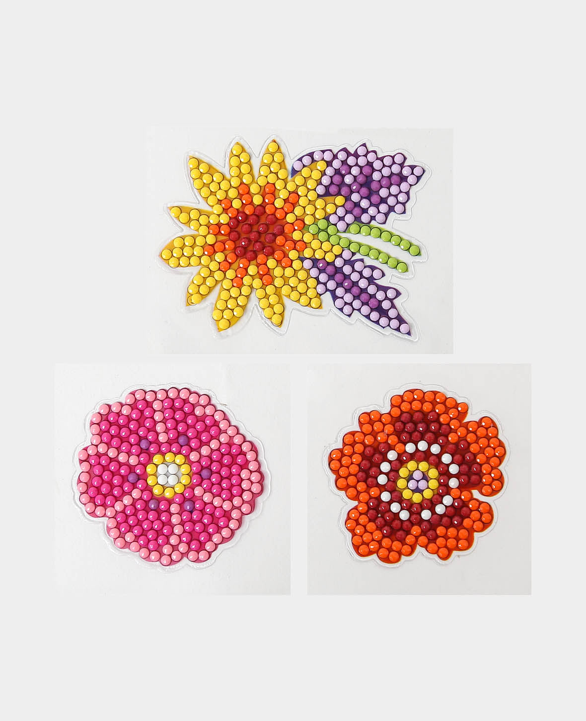 Diamond Painting Sticker Flowers, Blumen, inkl. Zubehör & Anleitung