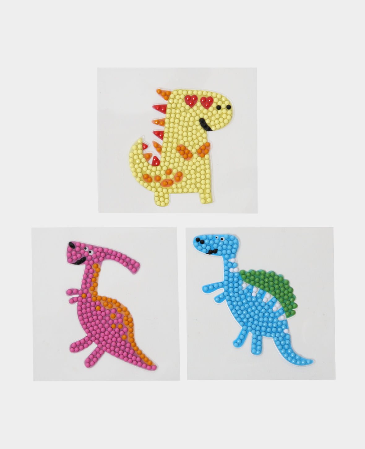 Diamond Painting Sticker Dinos, inkl. Zubehör & Anleitung