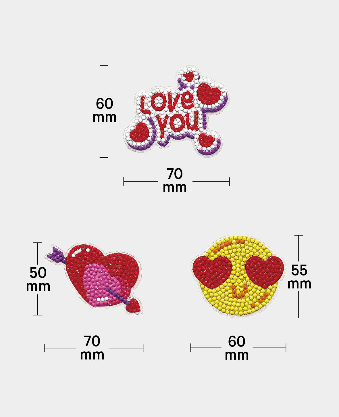 Diamond Painting Sticker Amour I