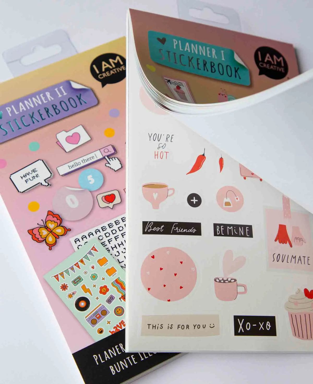 Planner Stickerbook I, Bunt, 12 x 21 cm