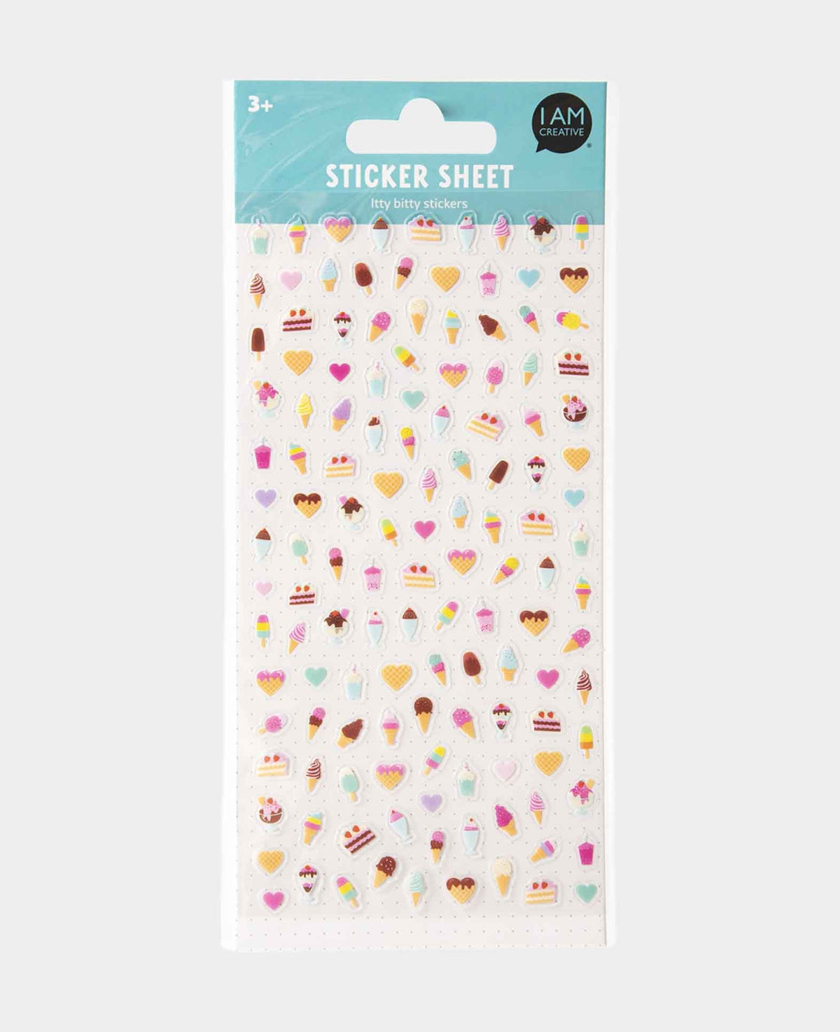 Mini Stickers Ice Cream, 9 x 21 cm, 1 sheet