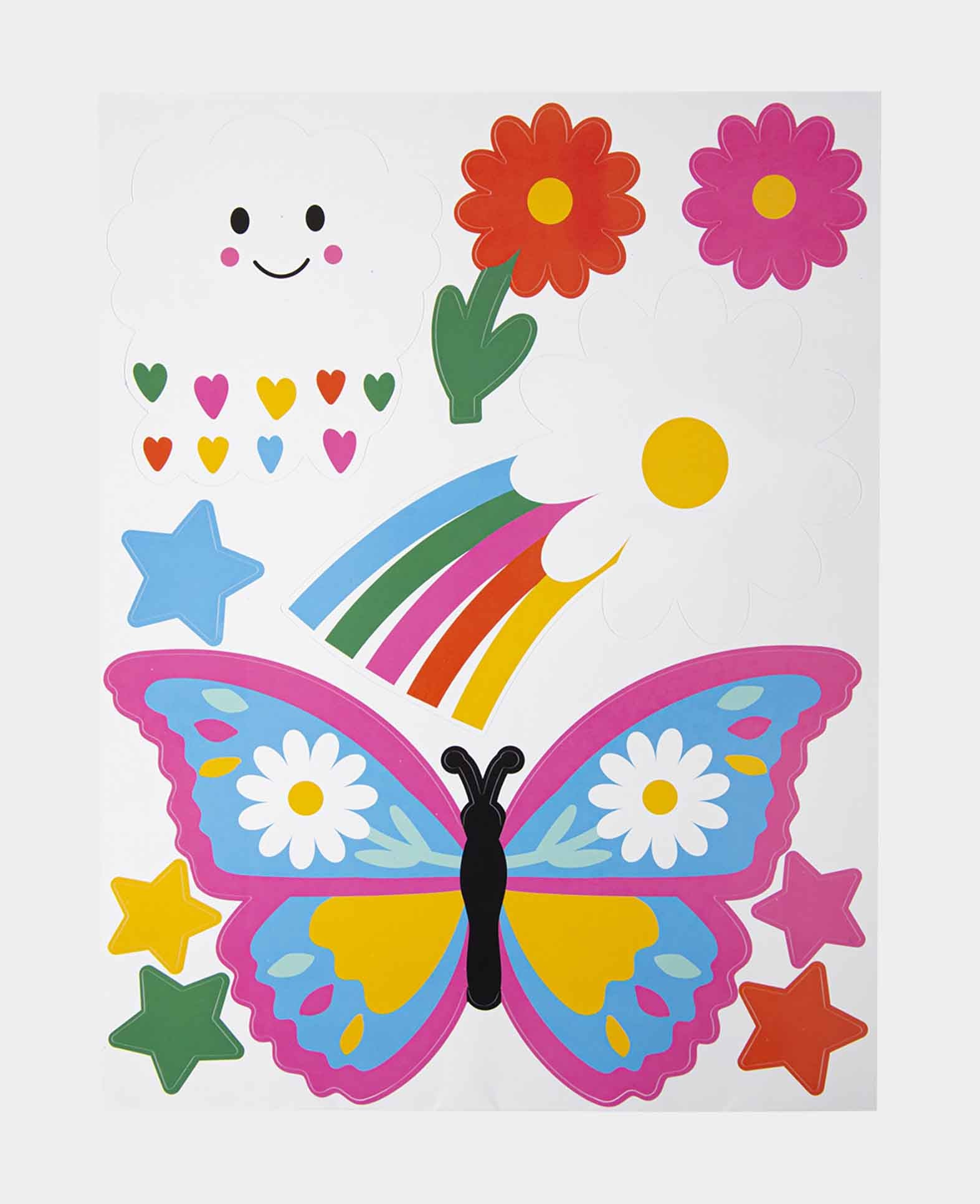 Stickers pour fenêtre Big Dream, 20 x 30.5 cm, 1 feuille