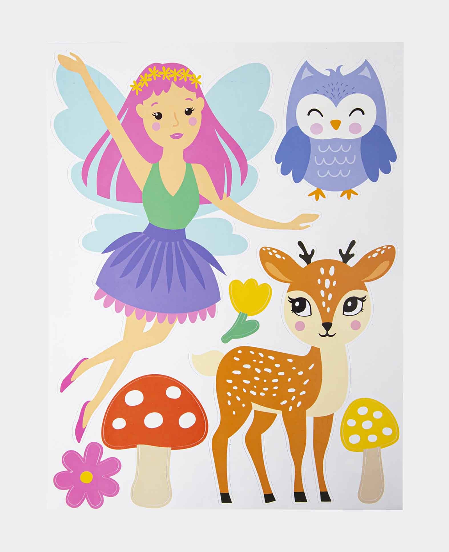Fenster-Sticker Fairy, 20 x 30.5 cm, 1 Bogen