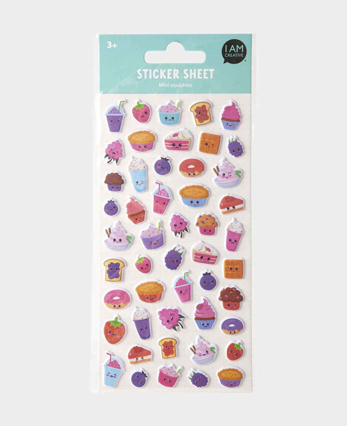 Puffy Smoothie Mini-Stickers, 9 x 21 cm, 1 sheet