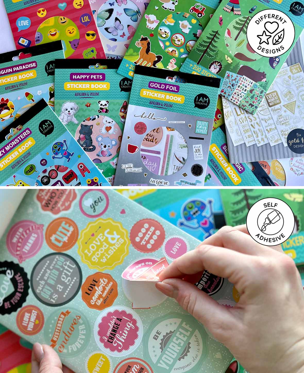 Stickerbook Dinos, Bunt, 15 x 24 cm