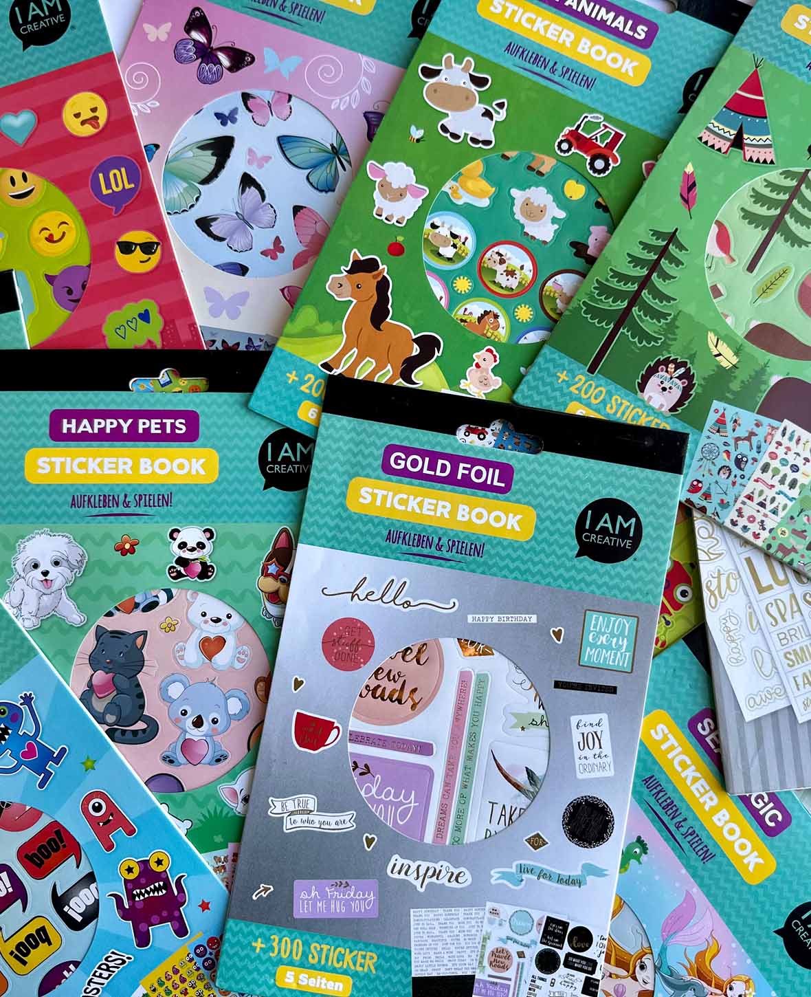 Stickerbook It's my Party, Bunt, 15 x 24 cm