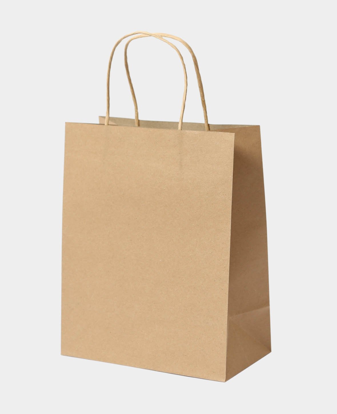 Sac en papier, emballage cadeau, marron, 20 x 25,4 x 11 cm, 6 pièces