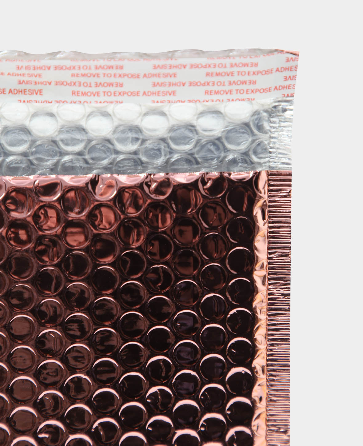Sacs cadeaux, enveloppes à bulles, cuivre métallique, 30 x 25 x 0.5 cm, 3 pces