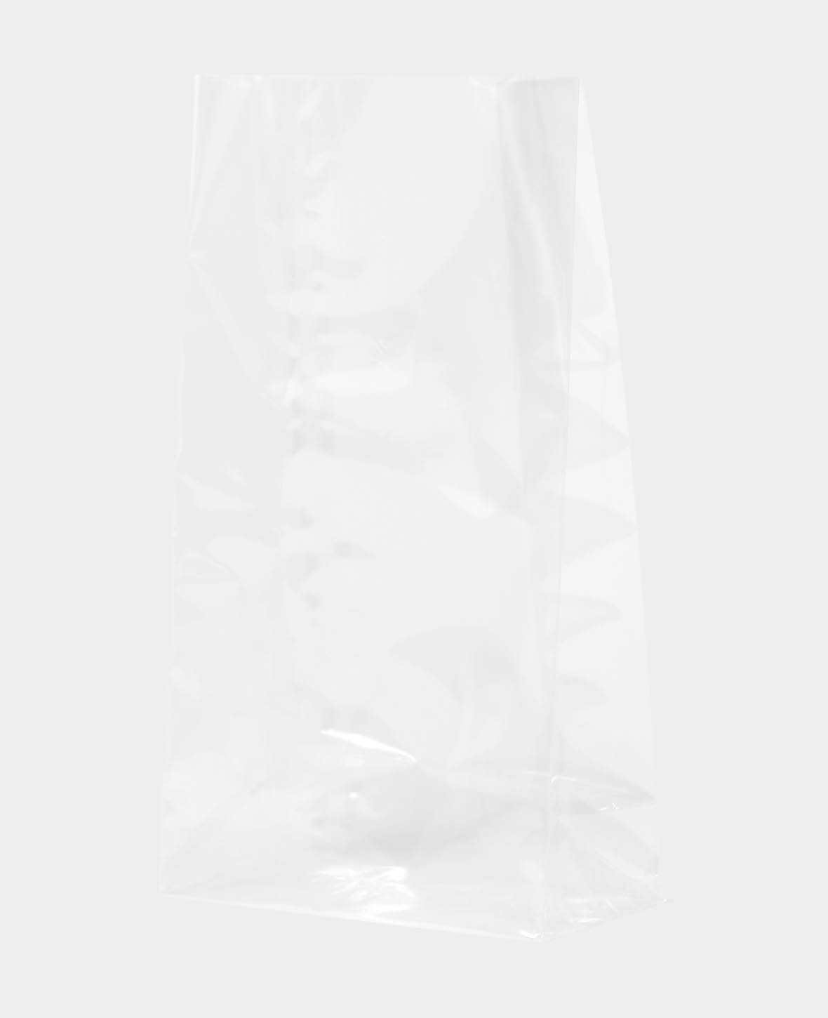 Gift bags, cellophane bags for packaging food and gifts, food-safe, transparent, 11 x 19 x 5 cm, 10 pcs.