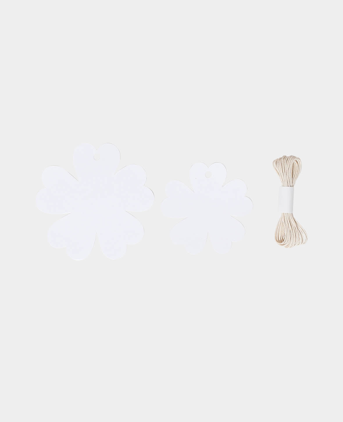 BOHO Tag, fleur, 20 perles & 3m de cordon