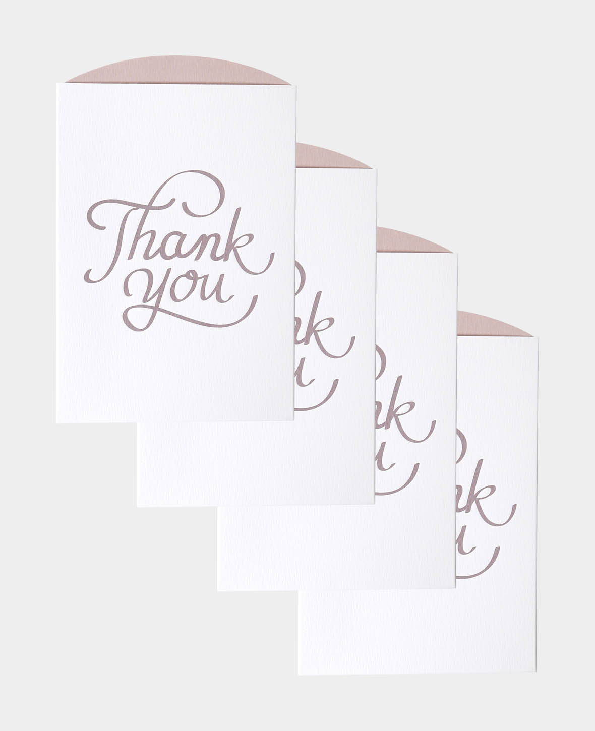 Thank you card set, 8 pcs.