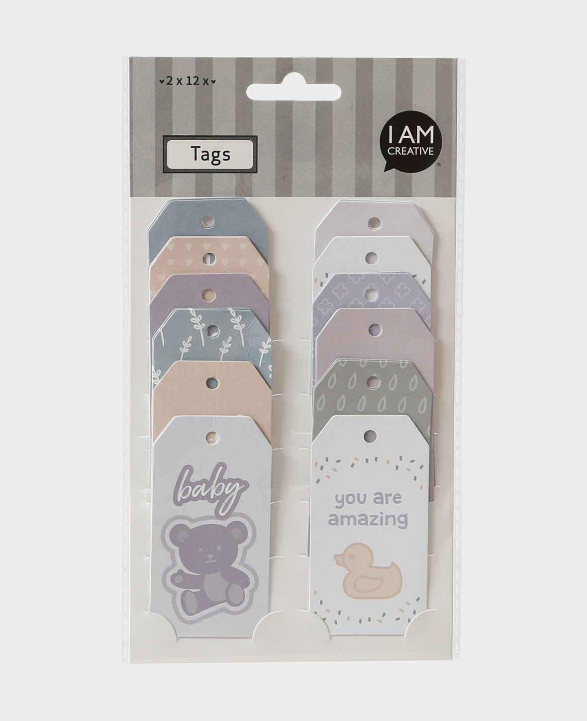 Tags bébé, 12 x 2 paires