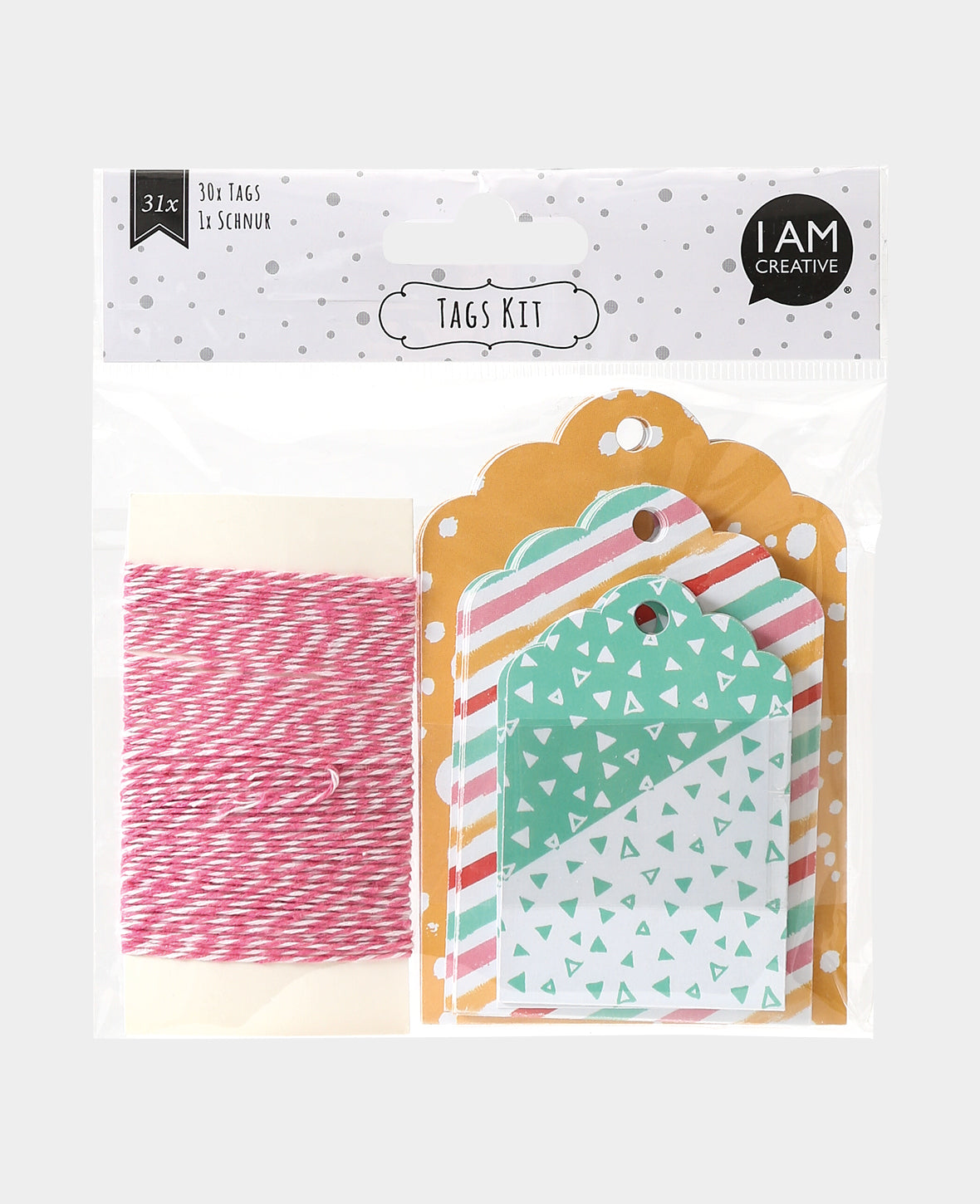 Ensemble d'étiquettes cadeaux Colorful, 30 pièces