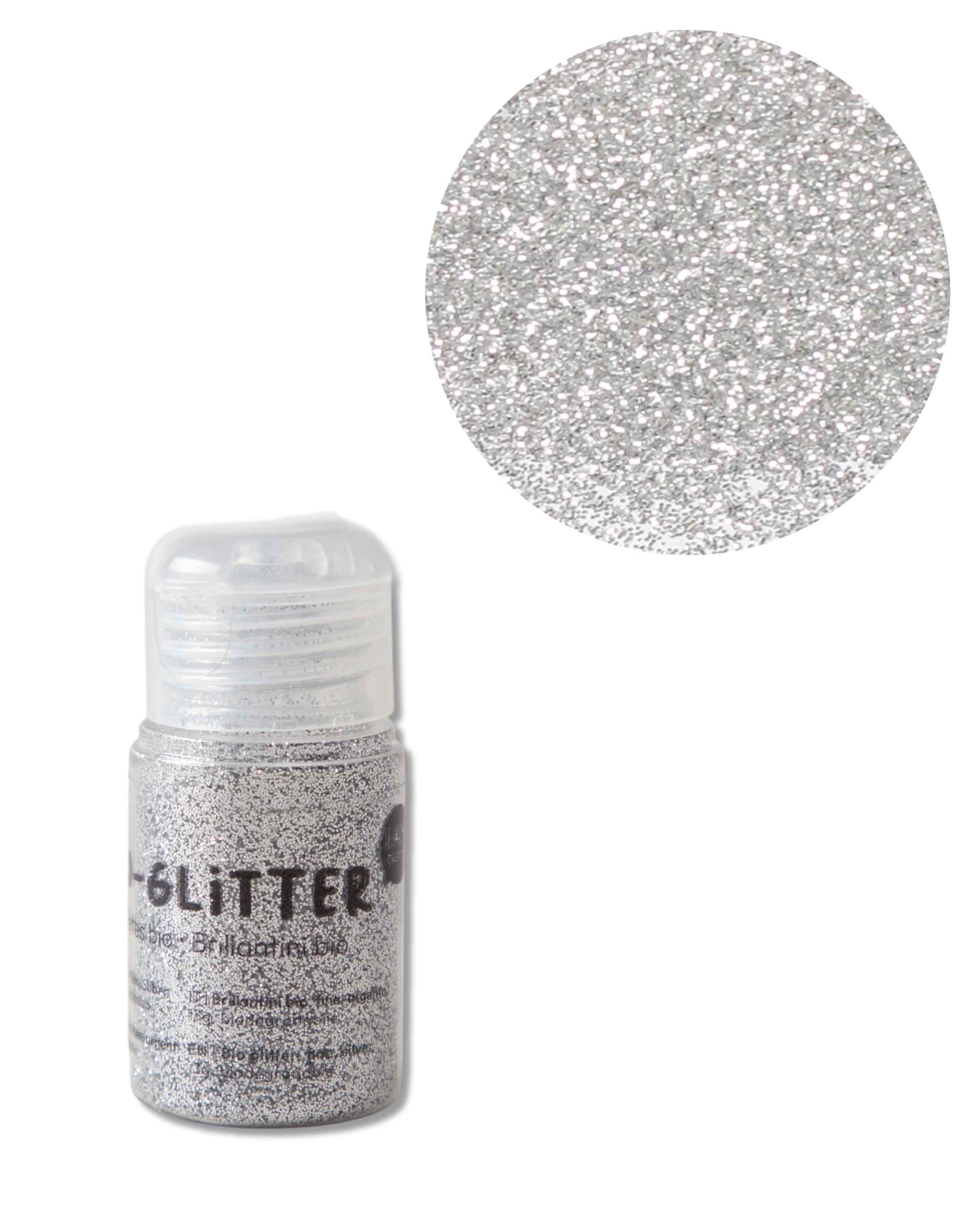 Bio Glitter, Silver, Biodegradable, 15 g