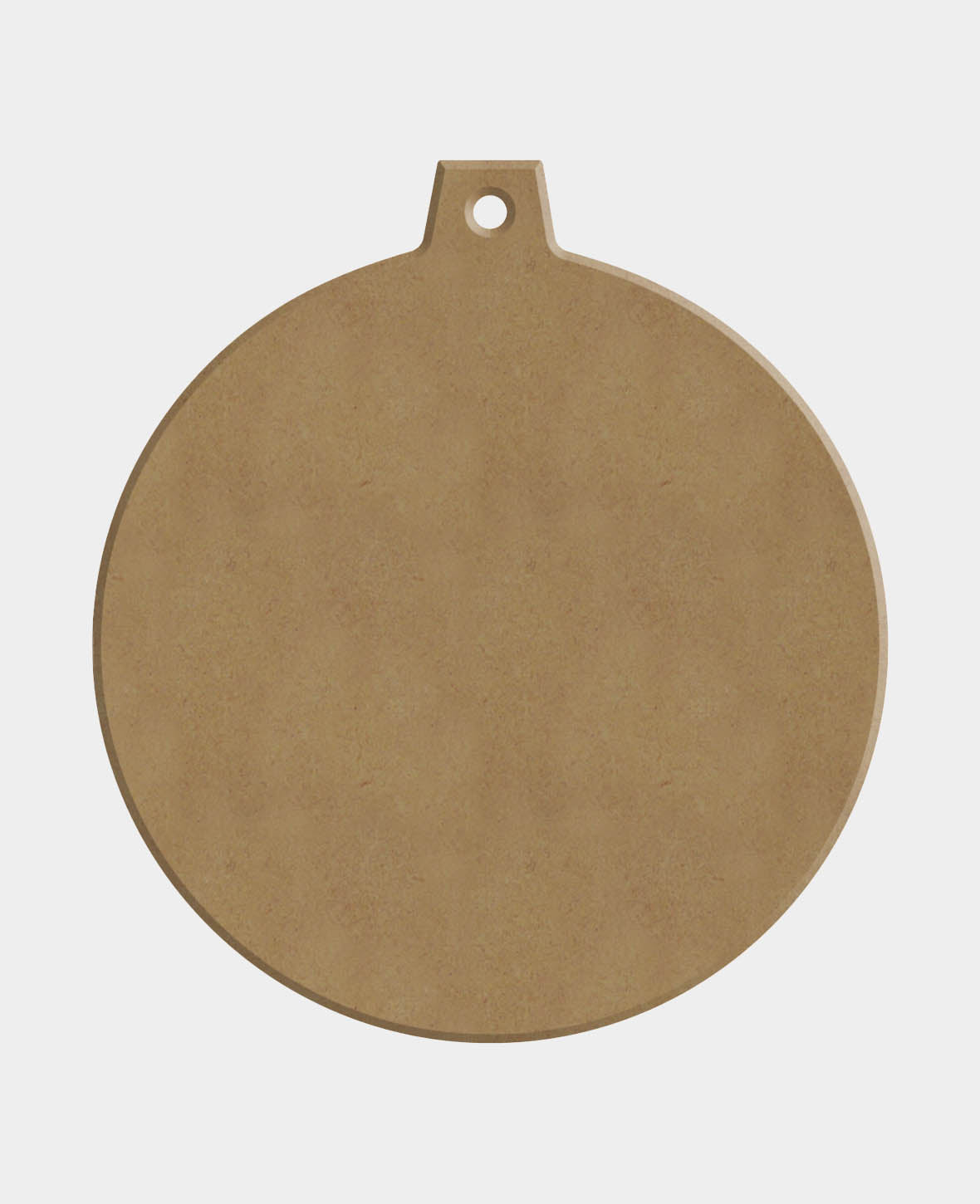 MDF Decorative Ball, 9 x 0.5 x 10 cm, Brown, 1 pc.