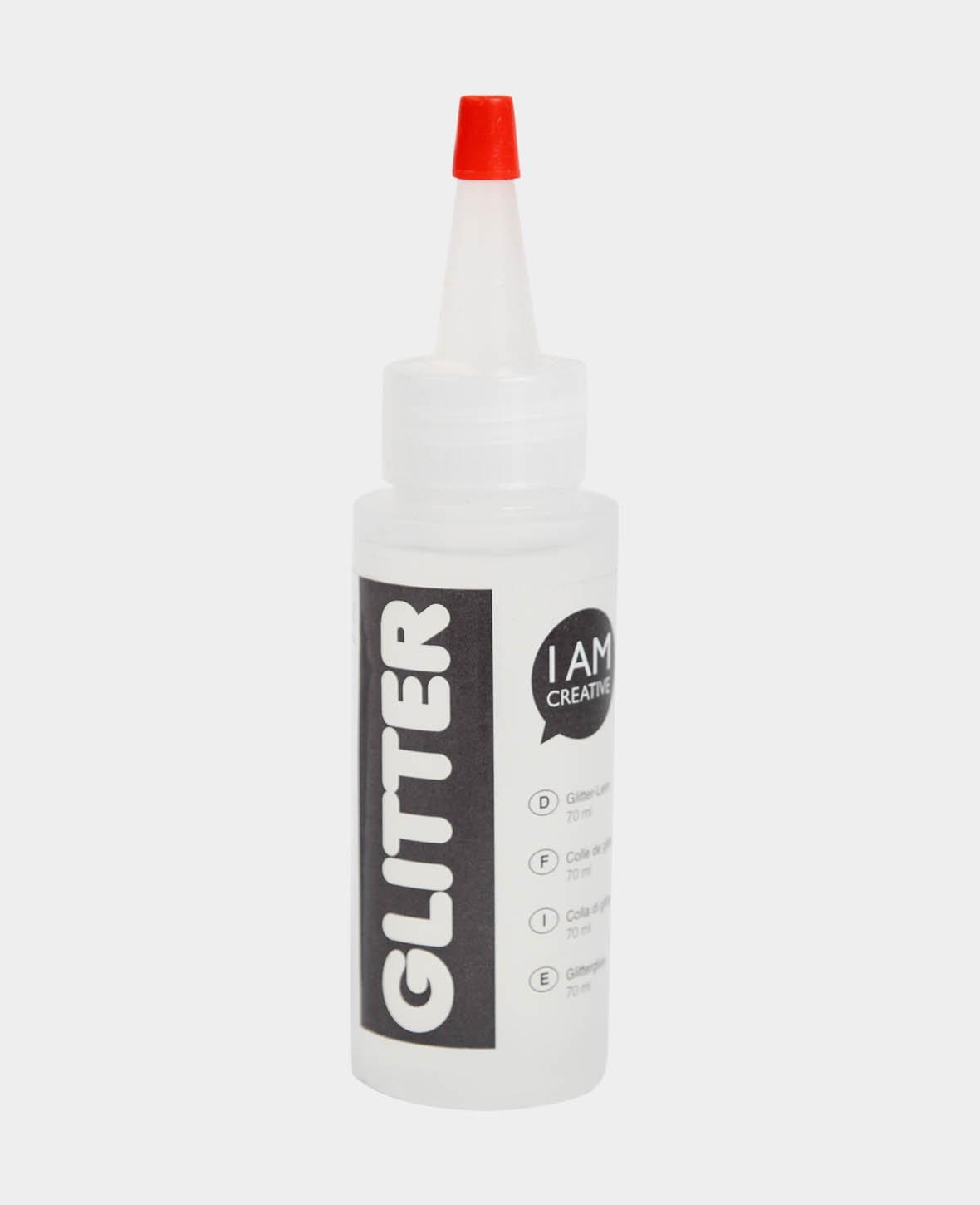 Colle pour paillettes, colle spéciale pour travailler avec des paillettes et des petites pièces à parsemer, buse de dosage pratique, 70 ml