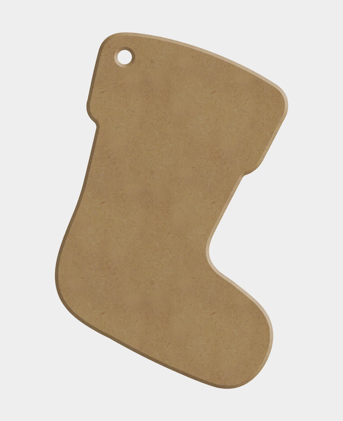 MDF Decorative Boot, 9 x 0.5 x 10 cm, Brown, 1 pc.