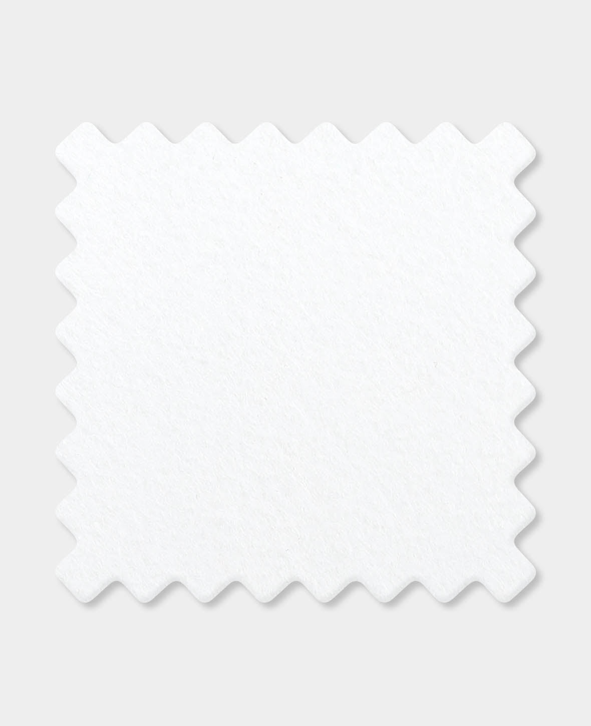 Feutre, blanc, 30 x 45 cm x 3 mm, 1 pièce