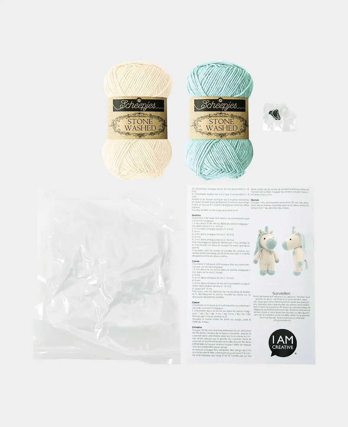 Arigumi / Crochet Kit Holly Unicorn, Unicorn incl. instructions