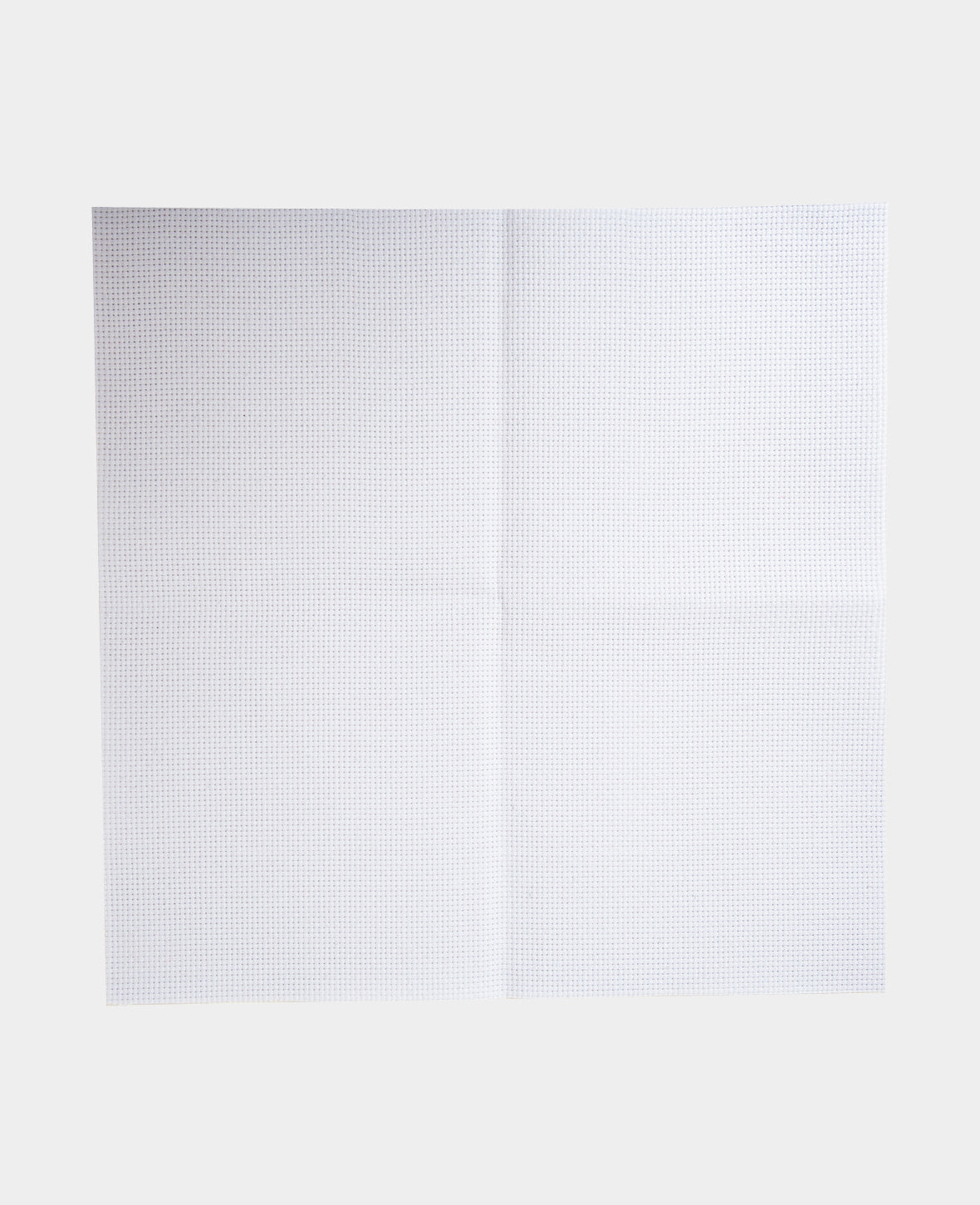 Toile à broder, 35 x 35 cm, 11ct, tissu à broder en polyester pour broderie avec fils colorés, blanc