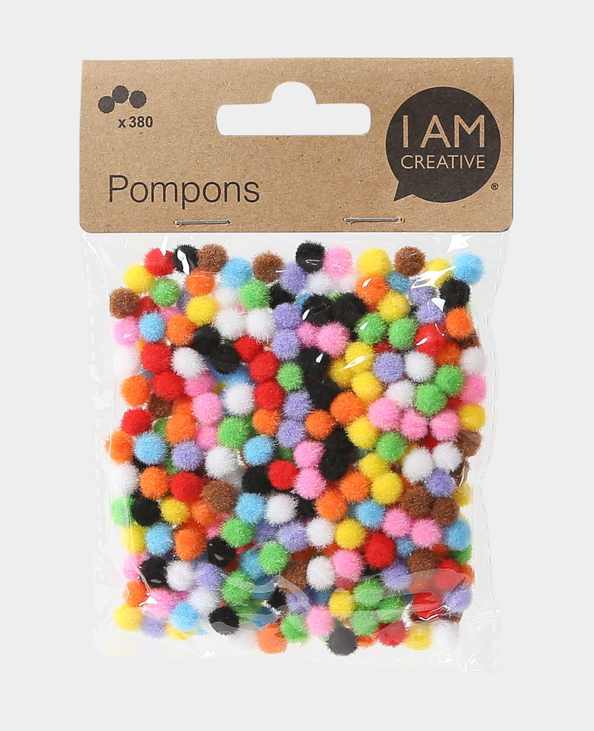 Pompons ø 7 mm, assortiert