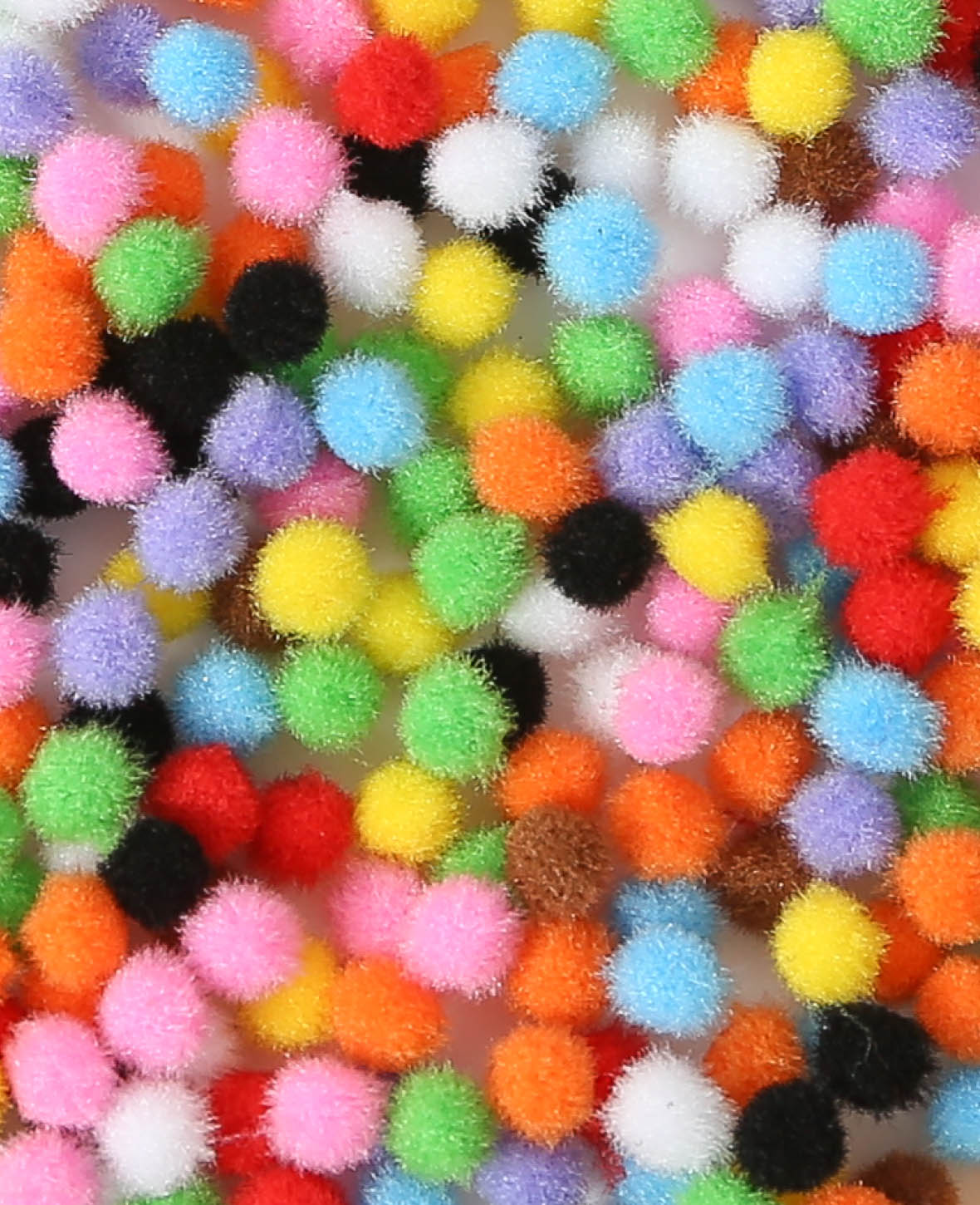 Pompons ø 7 mm, assortiert