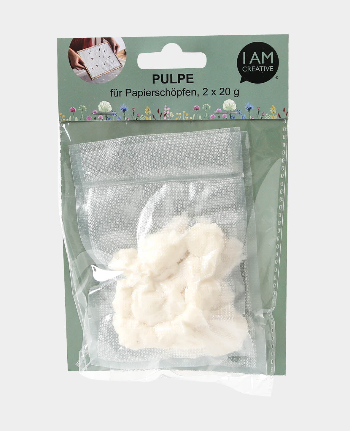 Paper pulp for paper making, Pulp cream, 2 bags