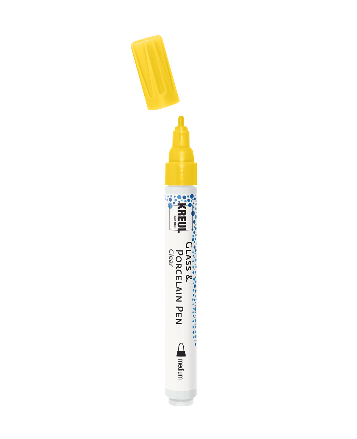KREUL Marqueur Verre & Porcelaine Contour Jaune