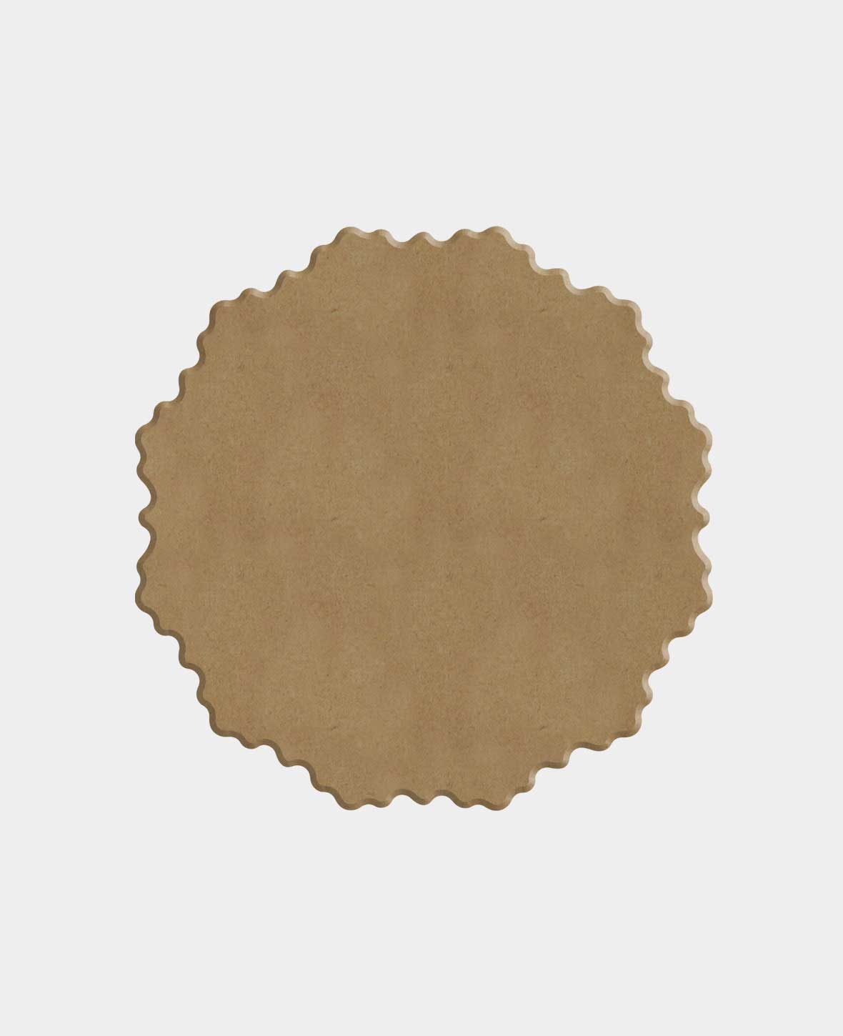 MDF naturel, napperons, 10x10cm