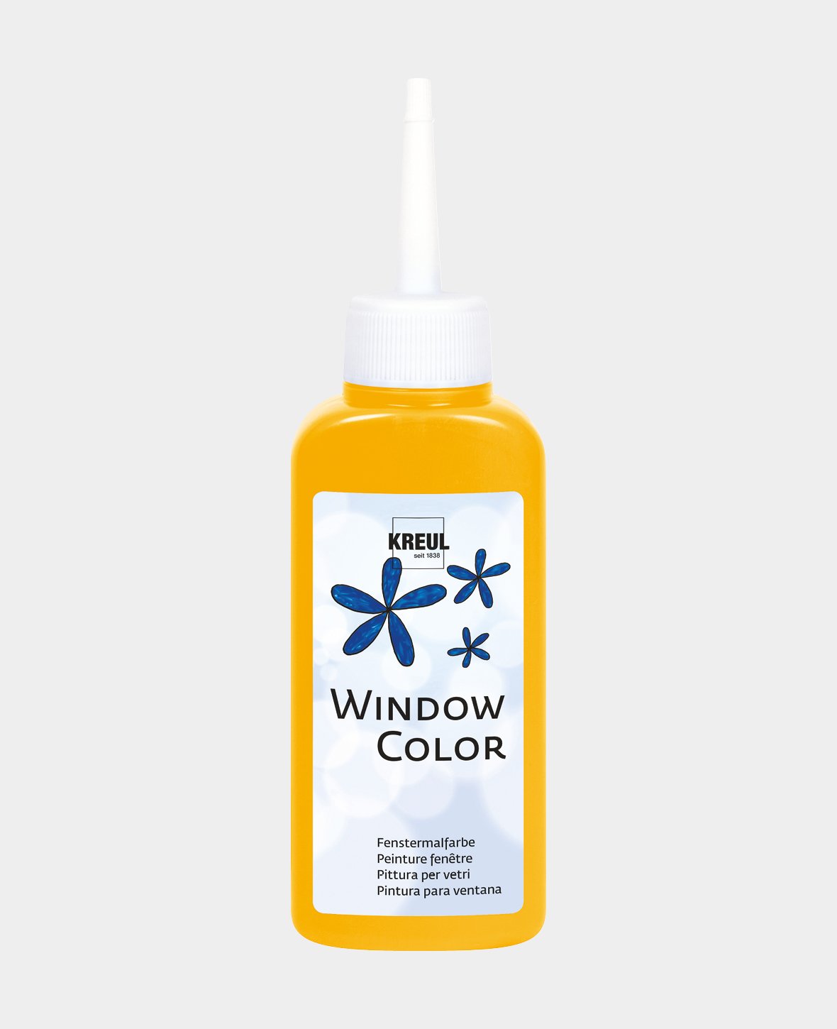 KREUL Window Color, Gold Yellow, 80 ml
