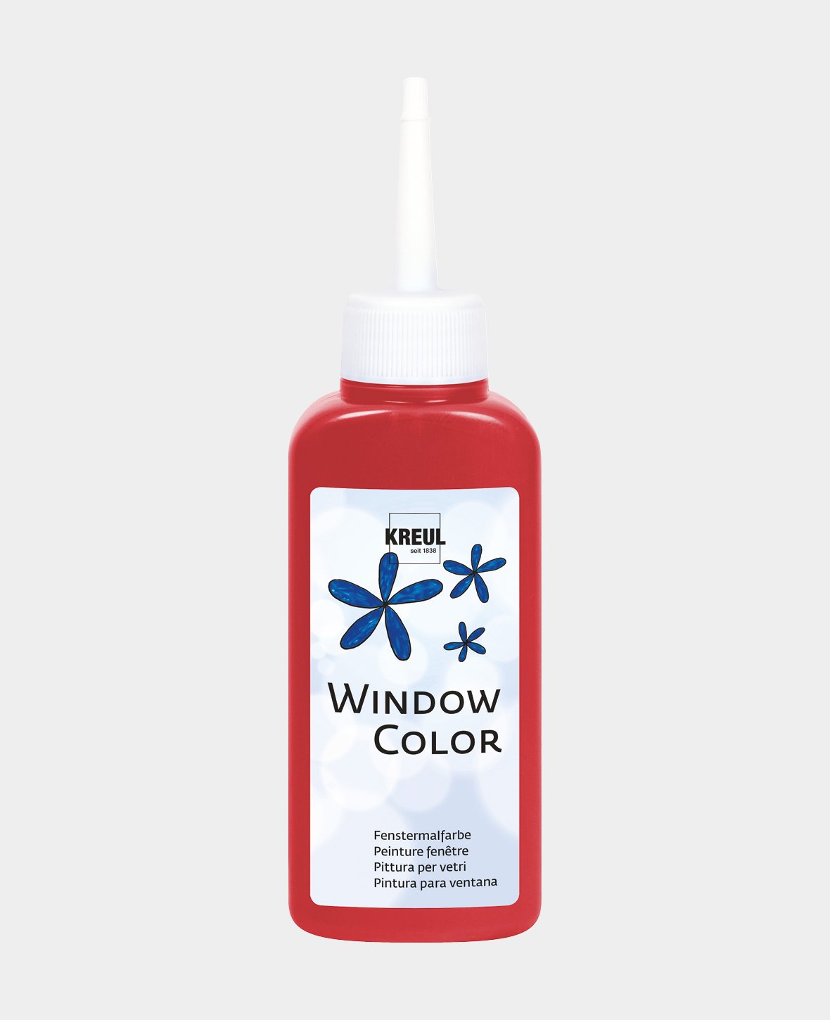 KREUL Window Color, Dark Red, 80 ml