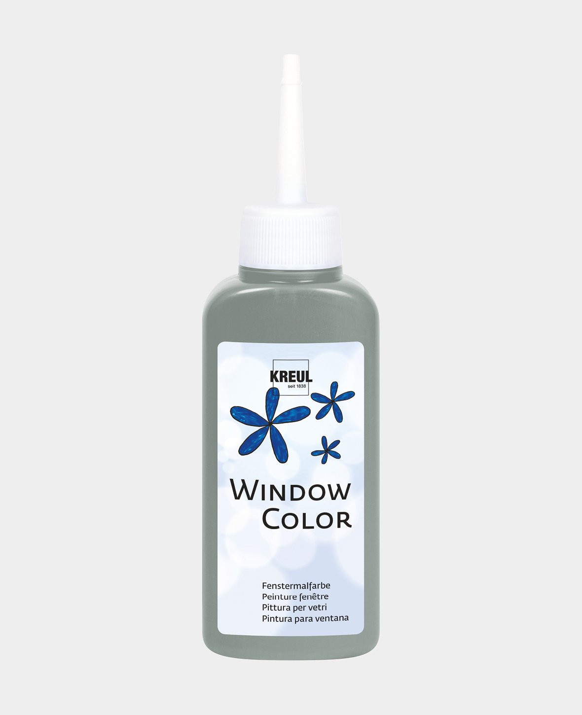 KREUL Window Color, Grey, 80 ml